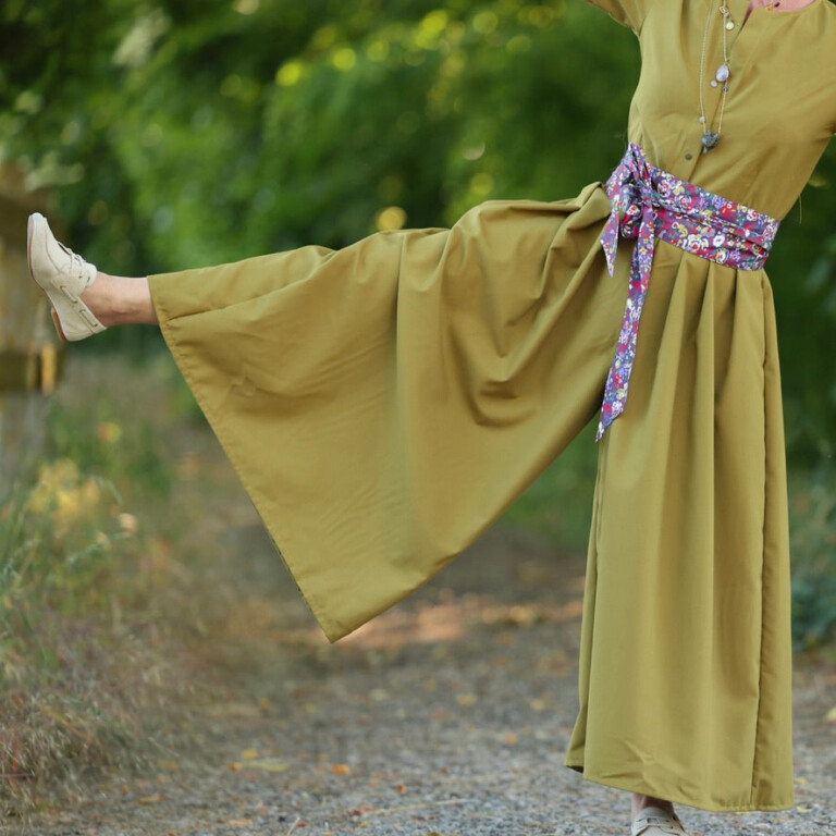 Quintessence - Ceinture Anita coton Floraison Améthyste