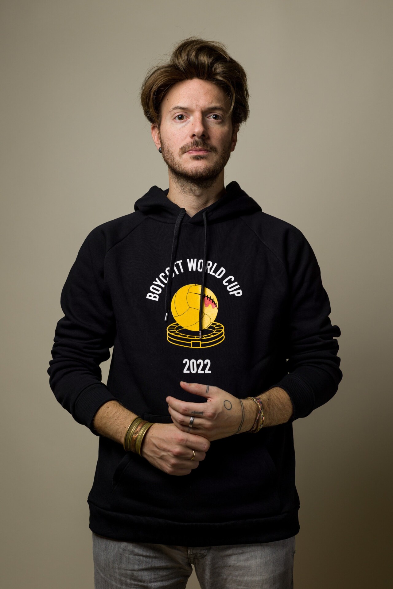 ECCLO Boycott Qatar 30102022 MG 2625 Modifier ECCLO - Hoodie Boycott WC 2022 – XL