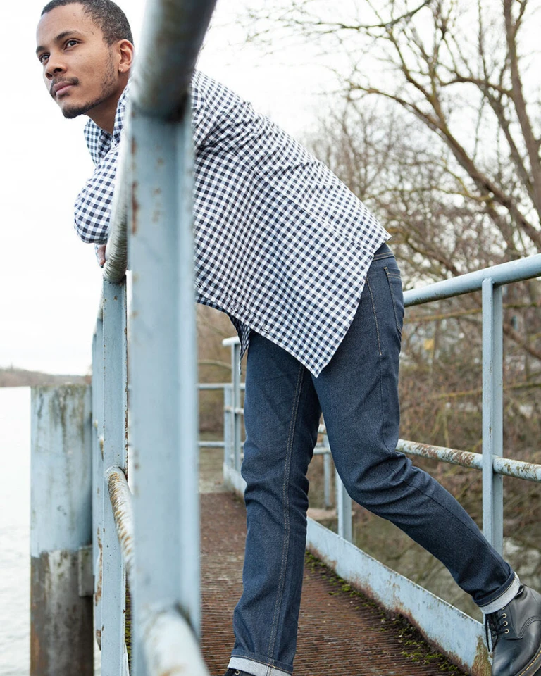 ECCLO - Jean ajusté homme – 40 / 32