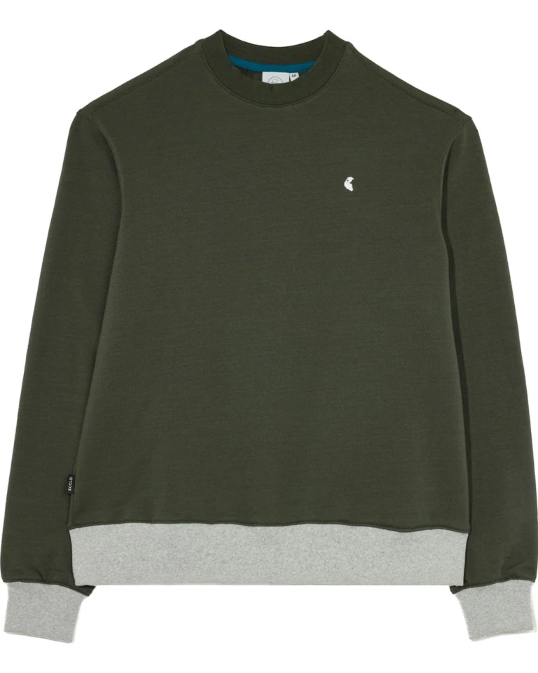 ECCLO - Sweat rond kaki – L