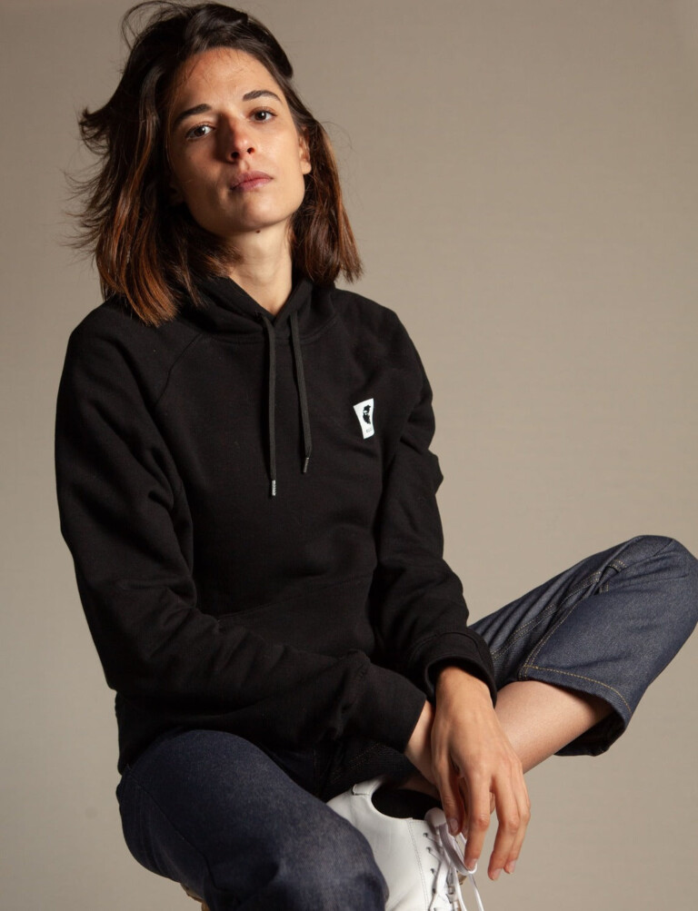 ECCLO - Hoodie noir – M
