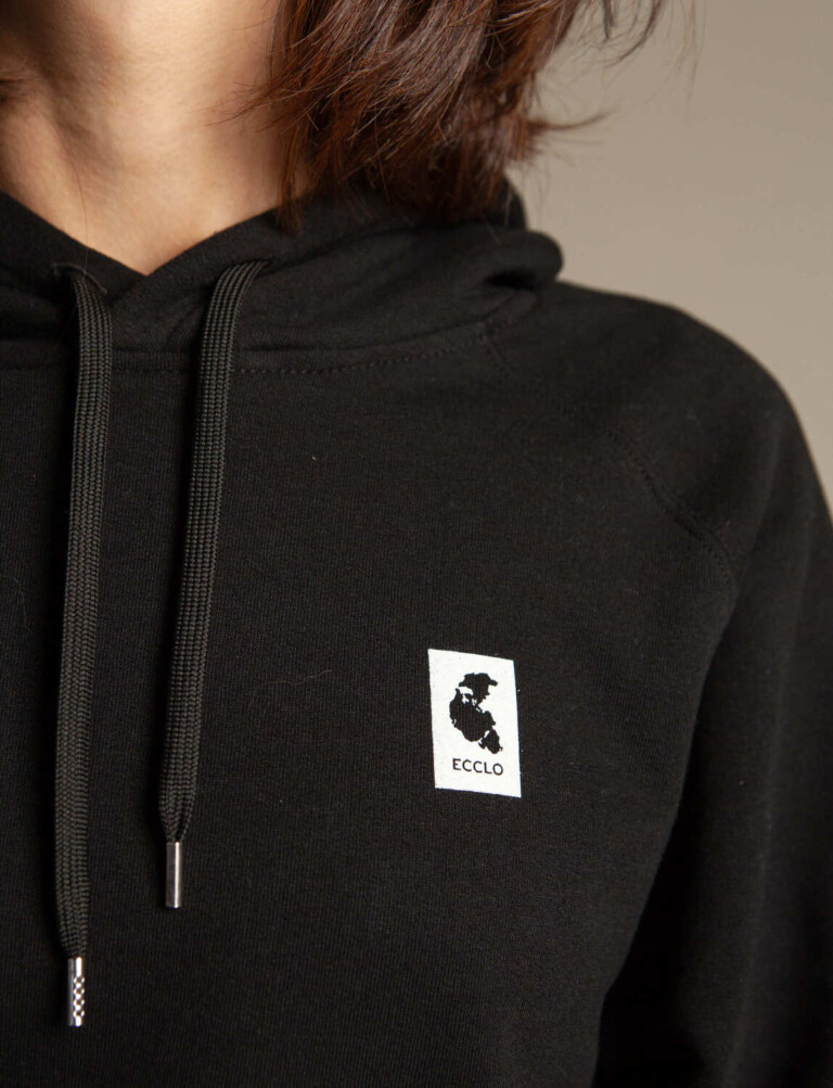 ECCLO - Hoodie noir – M