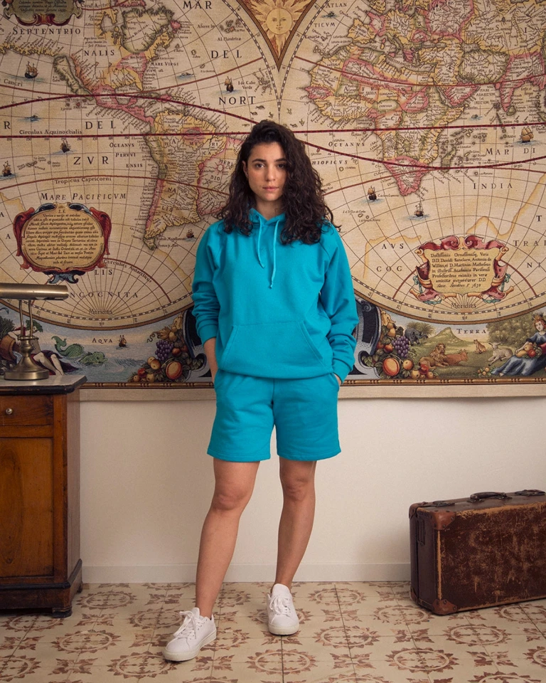 ECCLO - Hoodie Turquoise – XL