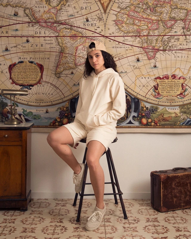 ECCLO - Hoodie Crème – XL