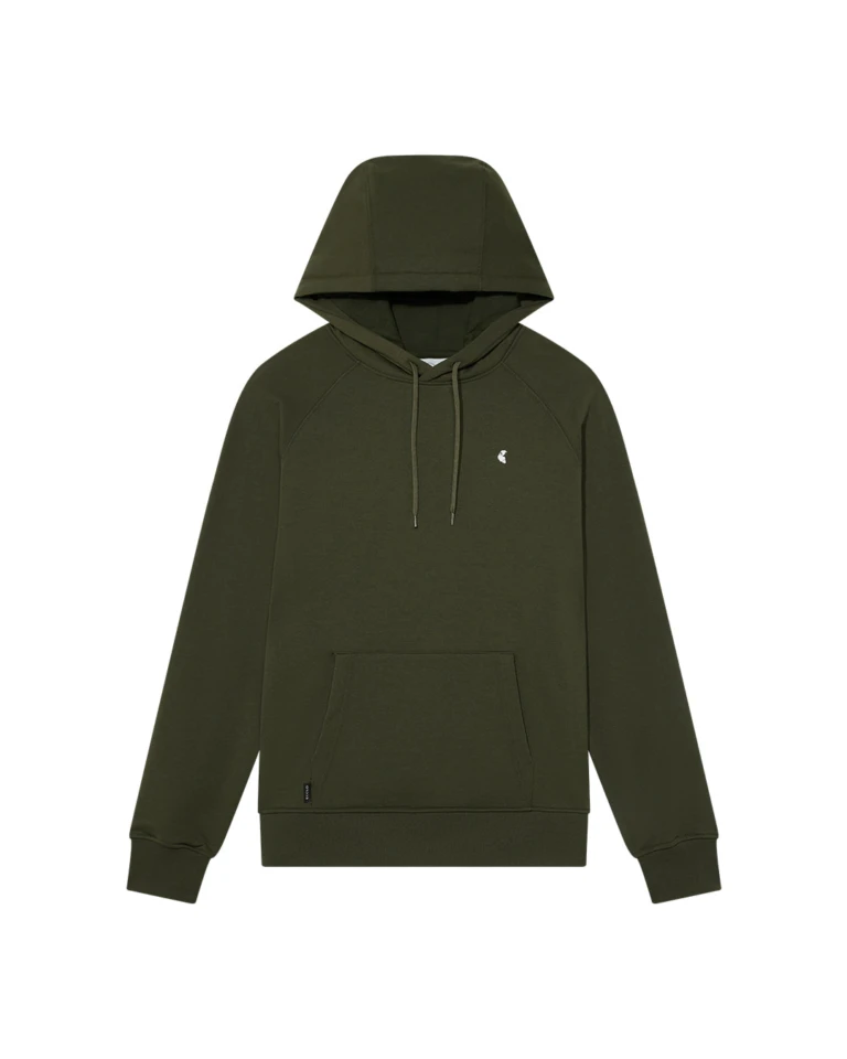 Ecclo hoodie sweat capuche homme kaki jungle green Made In France et coton bio recycle upcycle 01 applat face 1080x1350 ac680b7f 4c47 4943 ae13 479fbaa4f68c ECCLO - Hoodie Jungle Green – M
