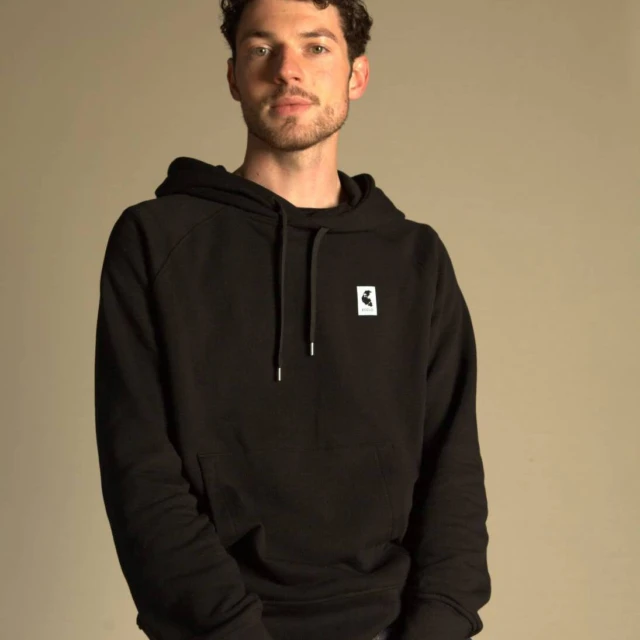 ECCLO - Hoodie noir – M