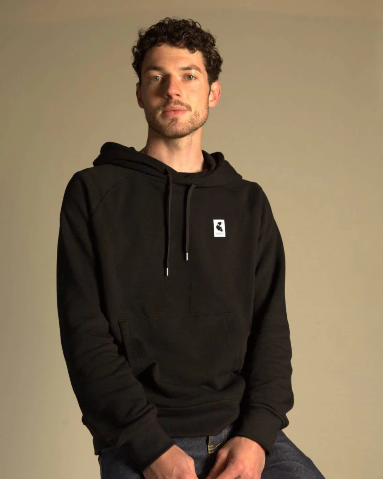 ECCLO - Hoodie noir – M