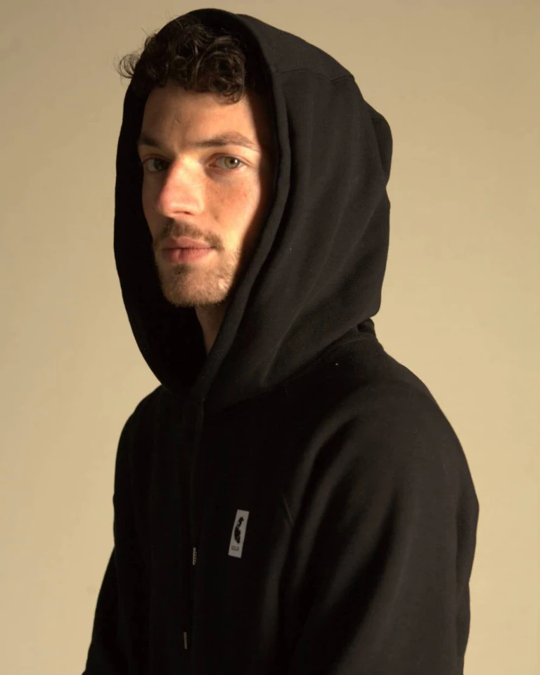 ECCLO - Hoodie noir – M