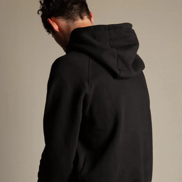 ECCLO - Hoodie noir – M
