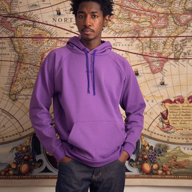 ECCLO - Hoodie Violet – XL