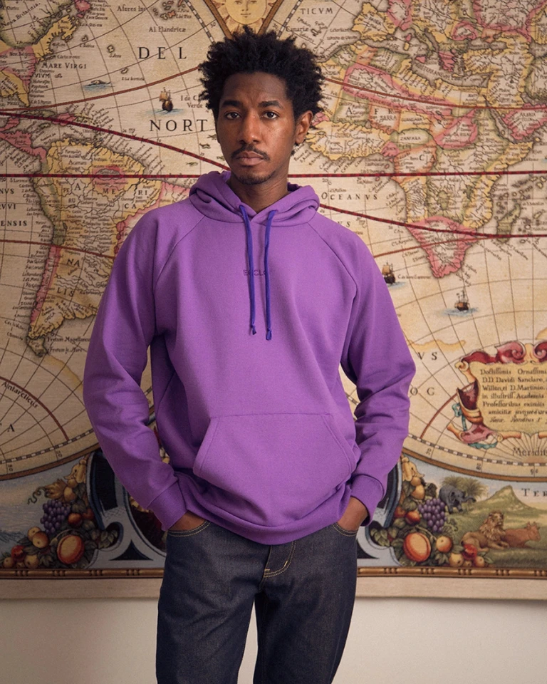 ECCLO - Hoodie Violet – XL