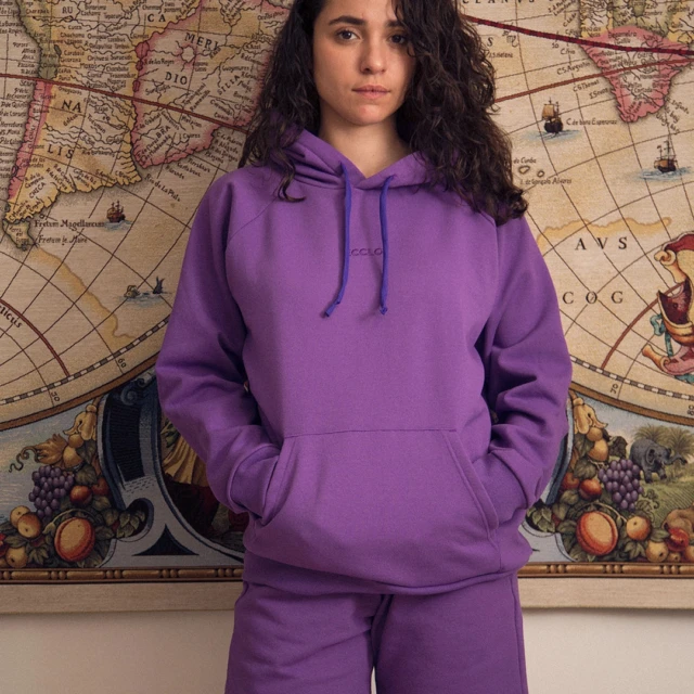 ECCLO - Hoodie Violet – XL