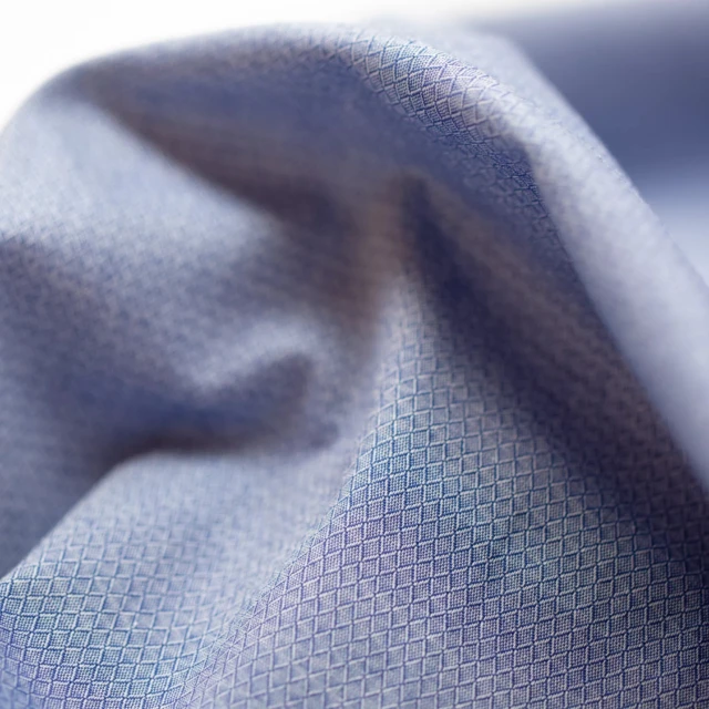 ECCLO - Robe bleue à motifs – 36