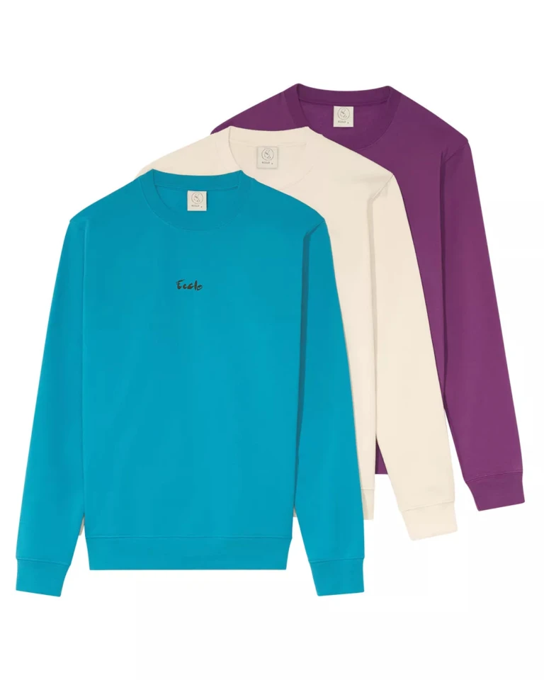 ECCLO - Sweat Pangée Turquoise – XL