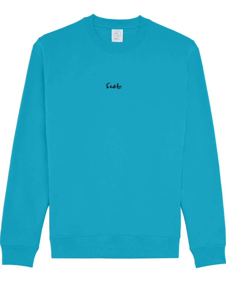ECCLO - Sweat Pangée Turquoise – XL