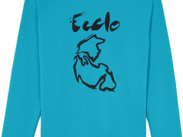 Ecclo sweat col rond homme bleu turquoise pangeeMade In France et coton bio recycle upcycle 06 applat dos 1080x1350 5156b983 236e 4b32 ac49 398c40c35edd ECCLO - Sweat Pangée Turquoise – XL