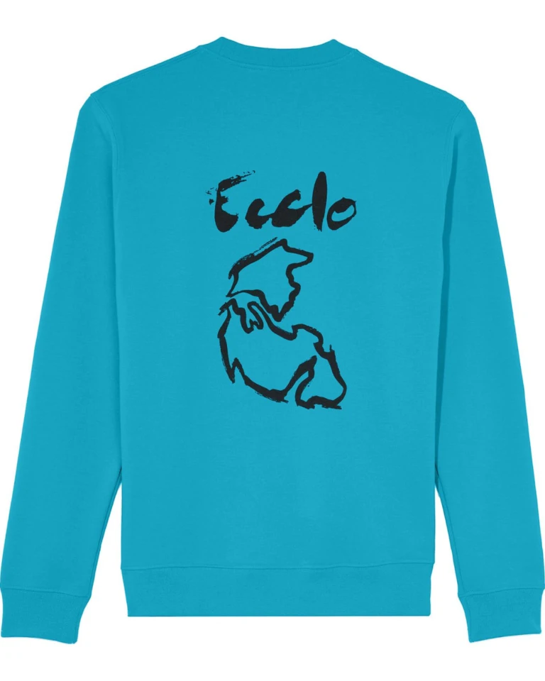 ECCLO - Sweat Pangée Turquoise – XL
