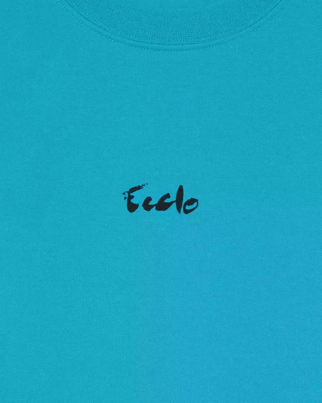 ECCLO - Sweat Pangée Turquoise – XL