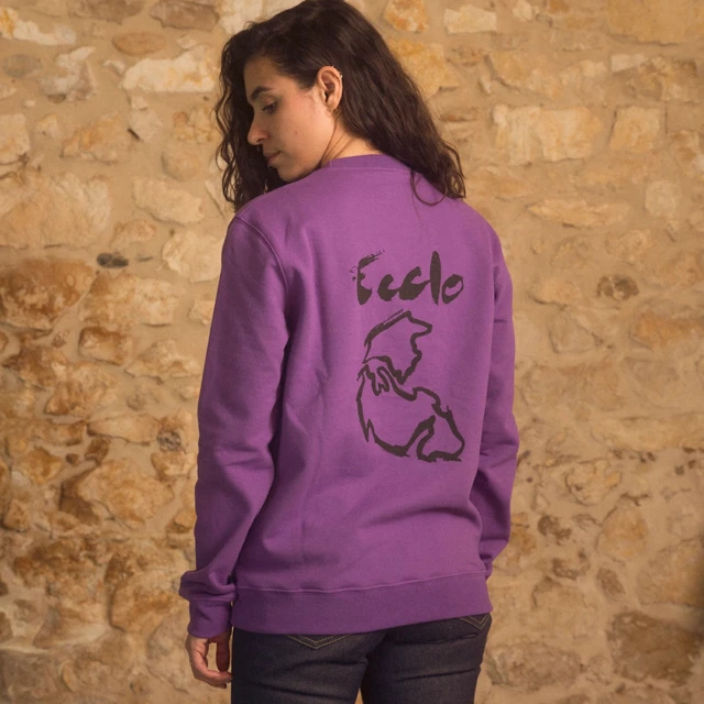 ECCLO - Sweat Pangée Violet – XL