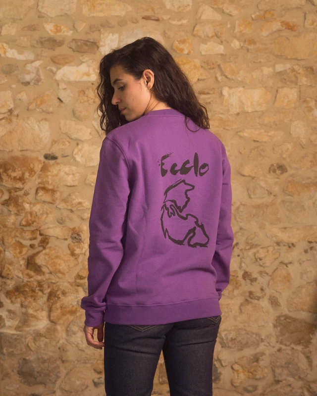 ECCLO - Sweat Pangée Violet – XL