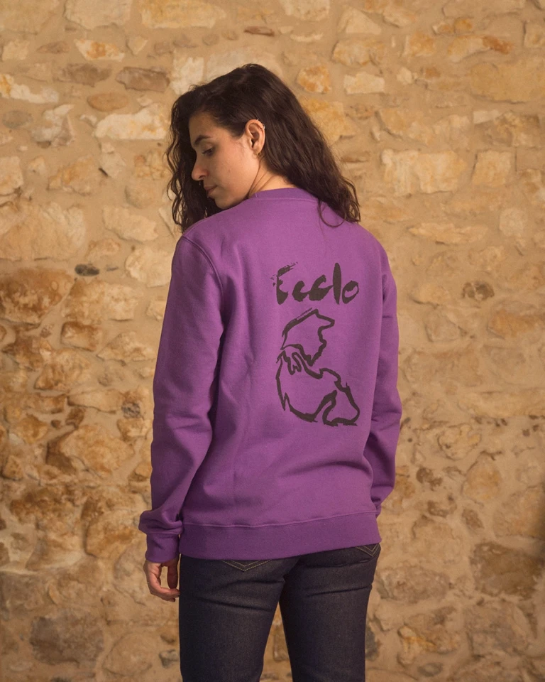 ECCLO - Sweat Pangée Violet – XL