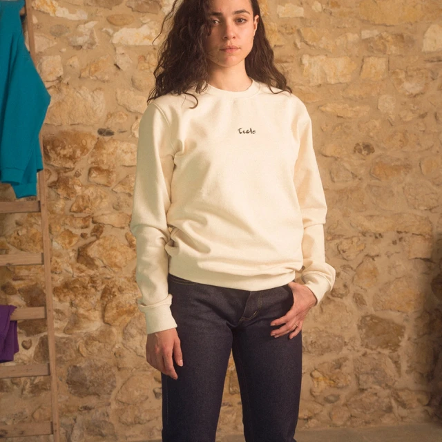 ECCLO - Sweat Pangée Crème – XL