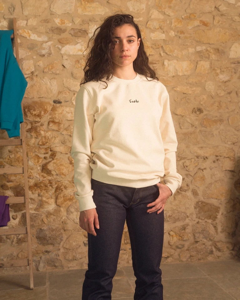 ECCLO - Sweat Pangée Crème – XL