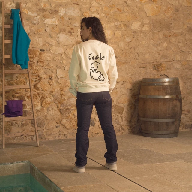 ECCLO - Sweat Pangée Crème – XL