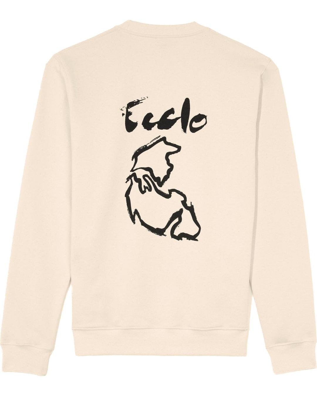 Ecclo sweat col rond pangee homme creme Made In France et coton bio recycle upcycle 06 applat dos 1080x1350 fa98cd6d 9256 4b52 b5d0 7d2013cd3ac0 ECCLO - Sweat Pangée Crème – XL