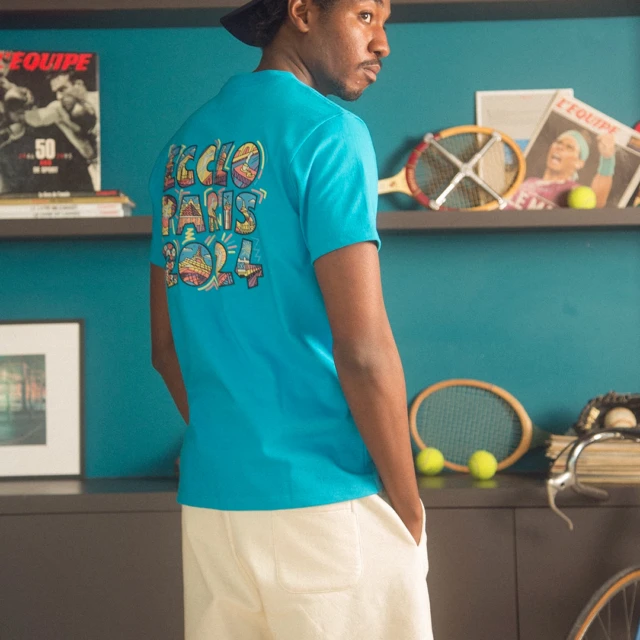 ECCLO - T-shirt turquoise JO 2024 – XL