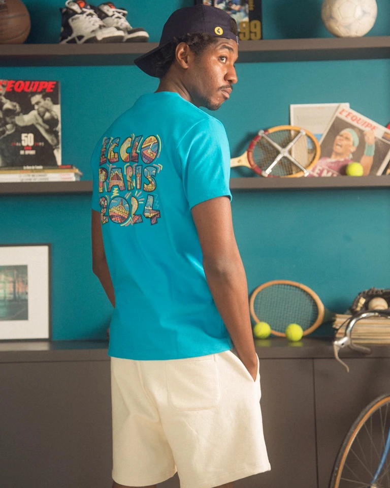 ECCLO - T-shirt turquoise JO 2024 – XL