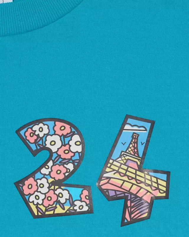 ECCLO - T-shirt turquoise JO 2024 – XL