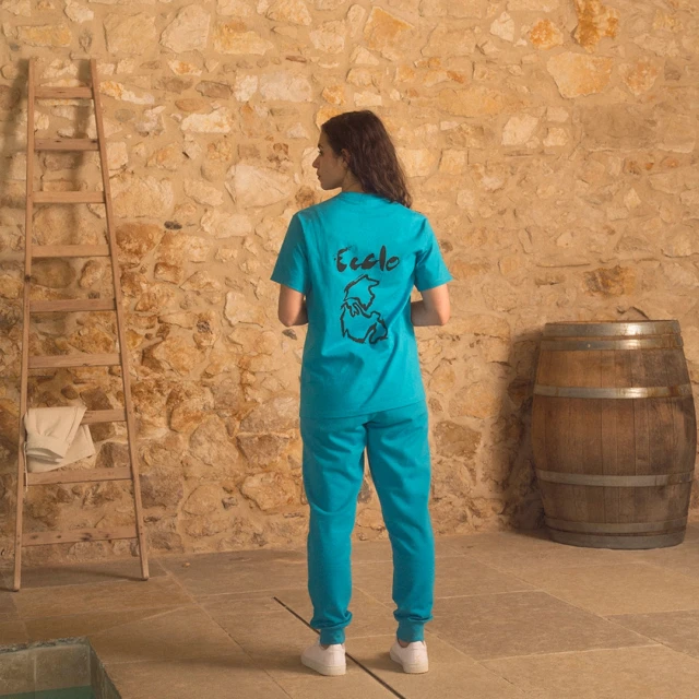 ECCLO - T-shirt Pangée Turquoise – XL