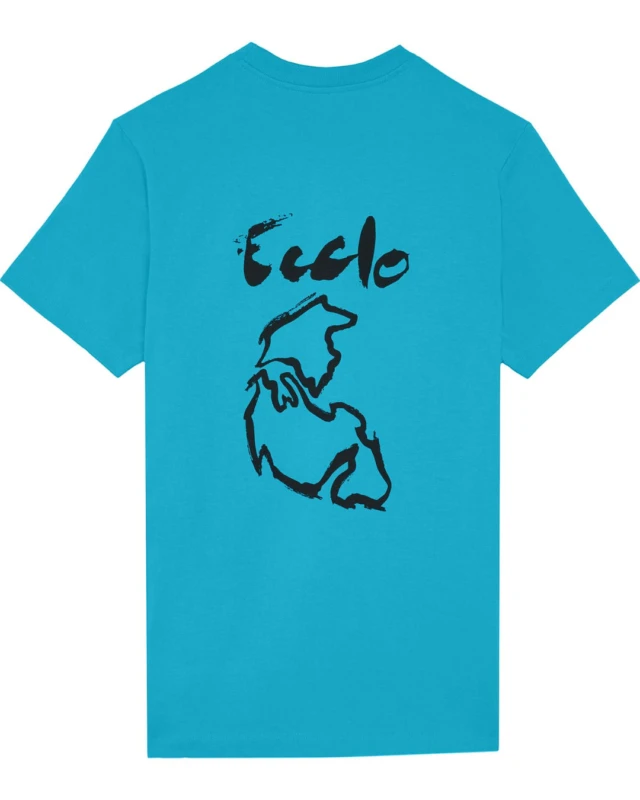 T-shirt Pangée Turquoise par la marque Ecclo Ecclo - T-shirt Pangée Turquoise