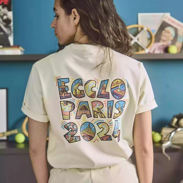 ECCLO - T-shirt Crème JO 2024 – L