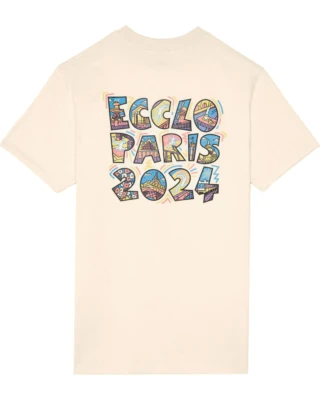 Ecclo - T-shirt Crème JO 2024