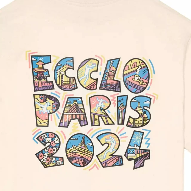 ECCLO - T-shirt Crème JO 2024 – L