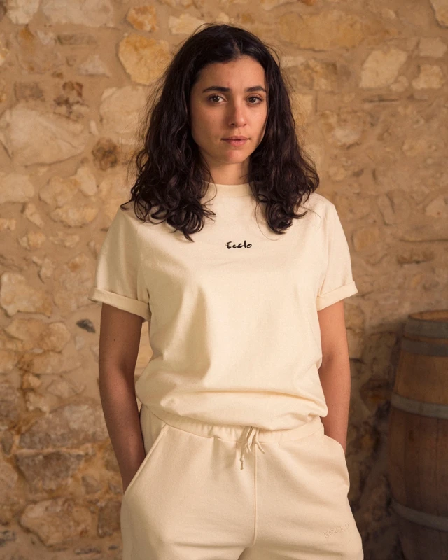 ECCLO - T-shirt Pangée Crème – XL