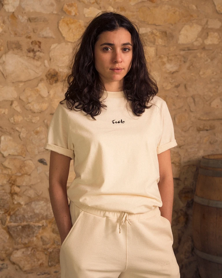 ECCLO - T-shirt Pangée Crème – XL