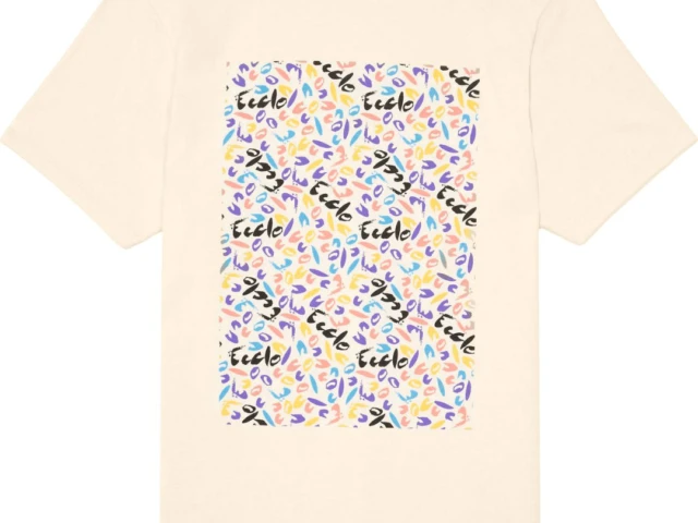 Ecclo t shirt col rond homme creme graff Made In France et coton bio recycle upcycle 06 applat dos 1080x1350 18038d6d 360b 4957 b4a3 e3aef3be7133 ECCLO - T-shirt Crème Graff – XL