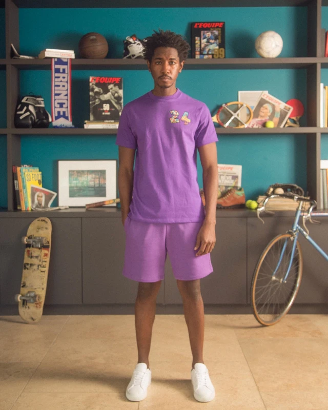 ECCLO - T-shirt violet JO 2024 – XL