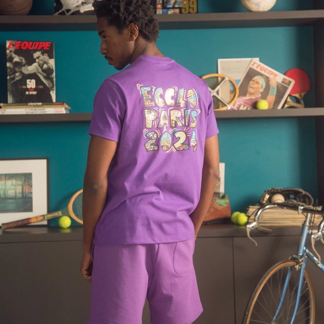 ECCLO - T-shirt violet JO 2024 – XL