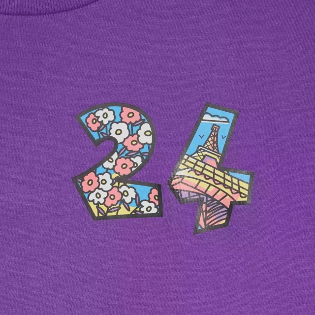 ECCLO - T-shirt violet JO 2024 – XL