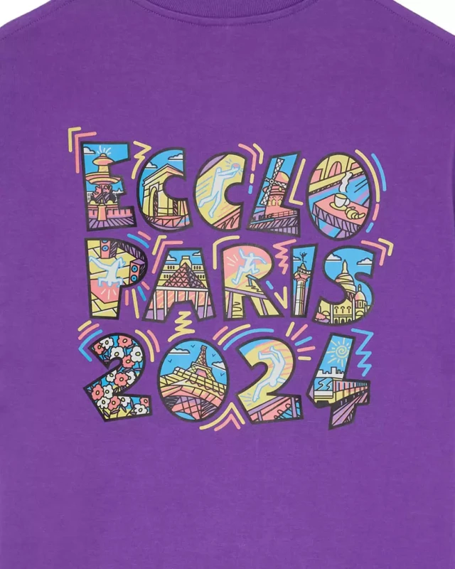 ECCLO - T-shirt violet JO 2024 – XL