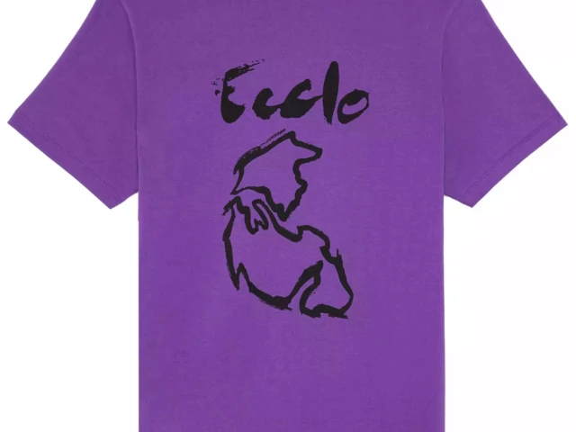 Ecclo t shirt col rond homme violet Made In France et coton bio recycle upcycle 06 applat dos 1080x1350 9cd33459 d6b2 45c0 b302 089f3571510f ECCLO - T-shirt Pangée Violet – XL