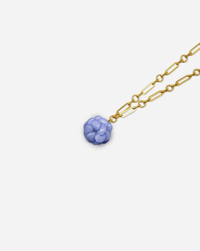 Ciléa Paris - Pendentif Géranium - Mini – Rouge / Je ne veux pas la chaîne