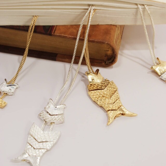 NEIJE - Collier Poisson Gefilte (Or)