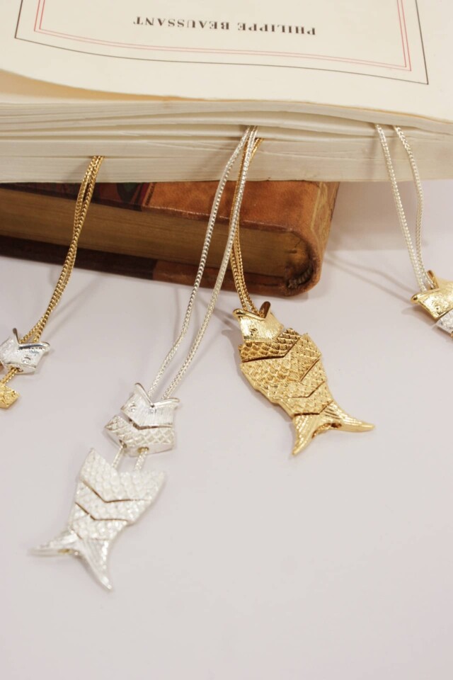NEIJE - Collier Poisson Gefilte (Or)