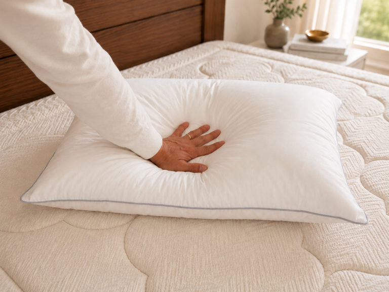 Natur'latt - Oreiller Duvet - Confort Hôtellerie – 65x65cm / Ferme