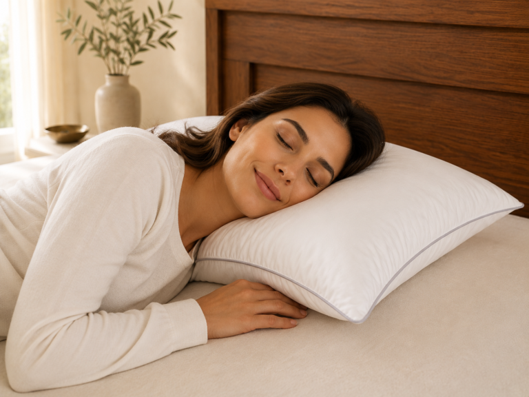 Natur'latt - Oreiller Duvet - Confort Hôtellerie – 65x65cm / Ferme
